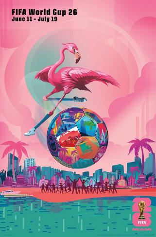 Trending - FIFA World Cup 2026 Miami Poster - Shop All FIFA World Cup
